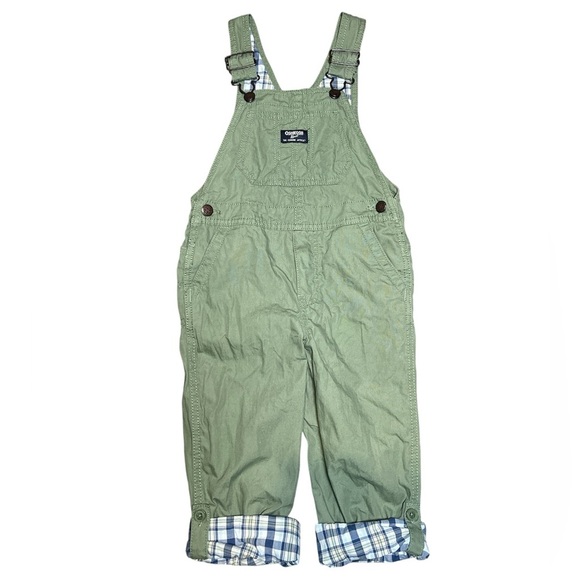 OshKosh B'gosh Other - OshKosh B'gosh Light Green Kids Overalls 4